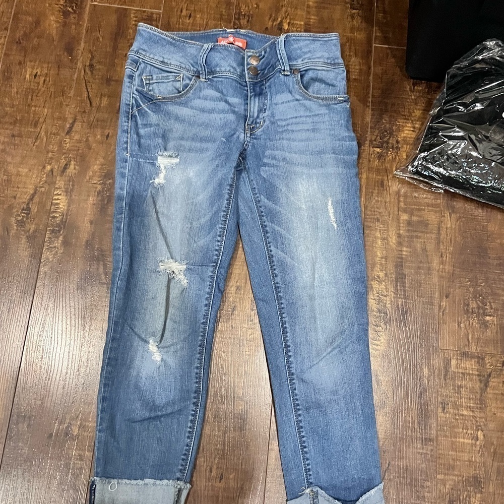 Astor Women’s High Rise Ankle Straight Denim Jeans 582